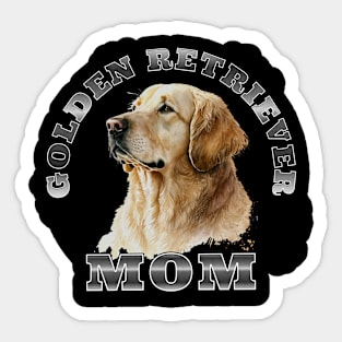 Golden Retriever Mom Sticker